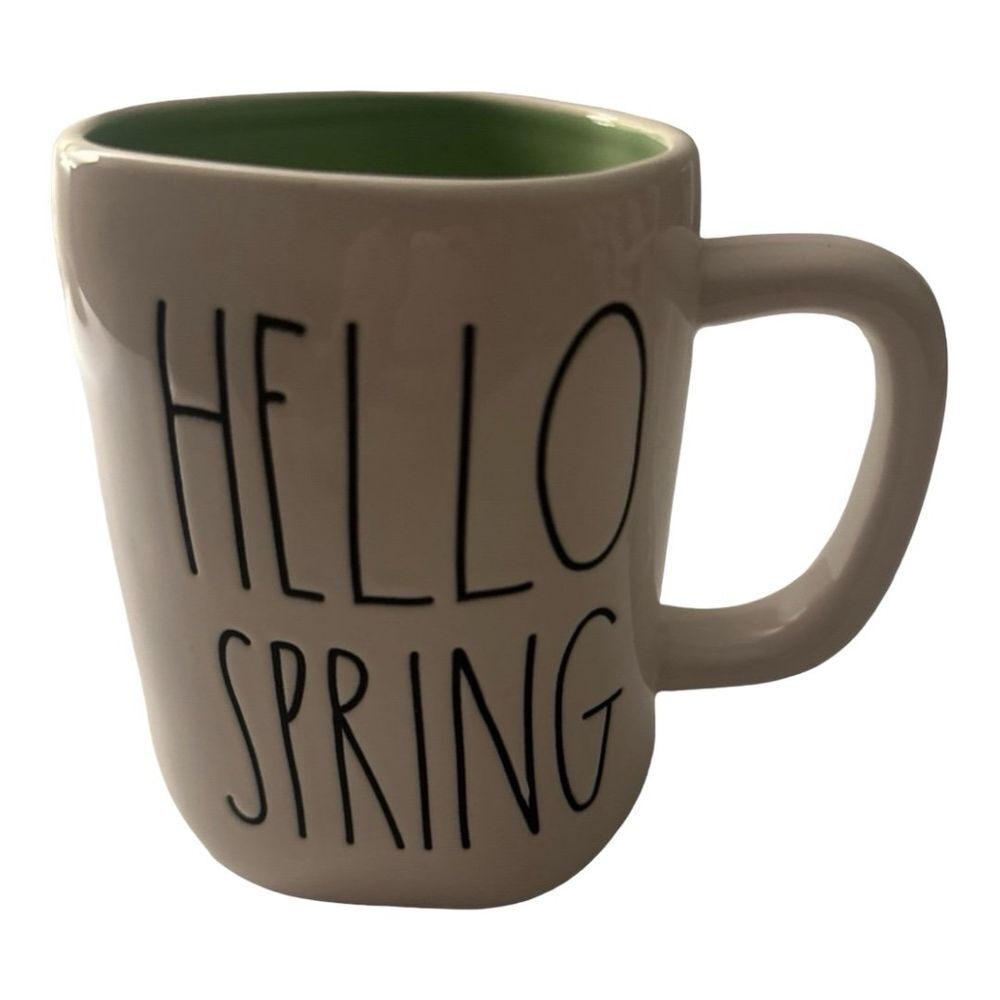 Rae Dunn Hello Spring Coffee Mug - Large Letter‎ Farmhouse Decor